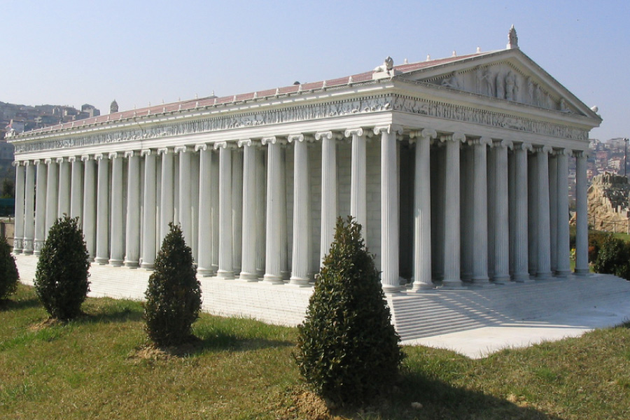 Đền Artemis tại Istanbul, Thổ Nhĩ Kỳ được xây dựng theo phong cách Ionic